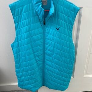 Callaway Turquoise Quilted Vest